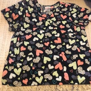 Scrub star scrub top